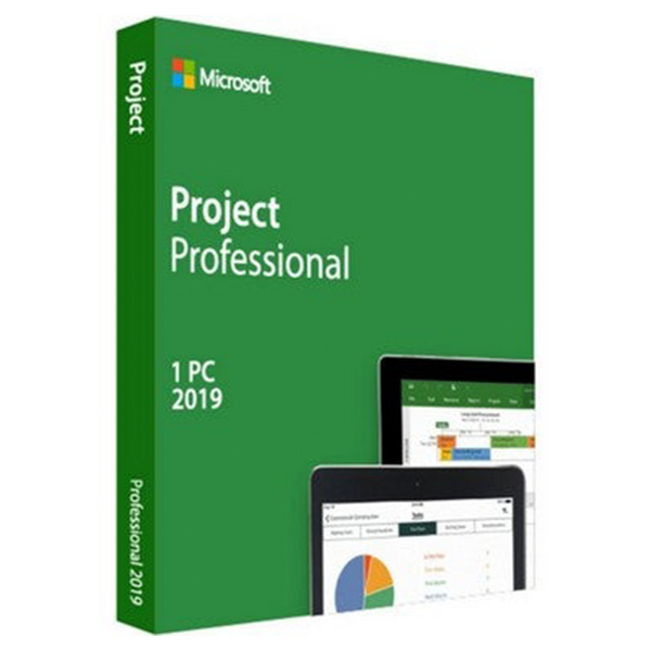 Microsoft Project Professional 2019 ESD - Cartão Chave de Licença