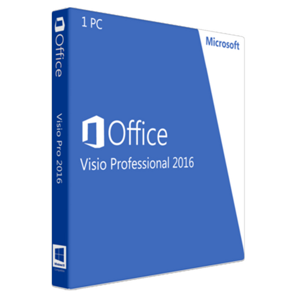 Microsoft Visio Professional 2016 - Cartão Chave de Licença