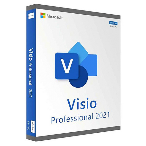 Microsoft Visio Professional 2021 - Cartão Chave de Licença